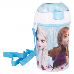 Пластмасова бутилка с картинка, Замръзналото кралство, 450 мл Frozen 39031 2