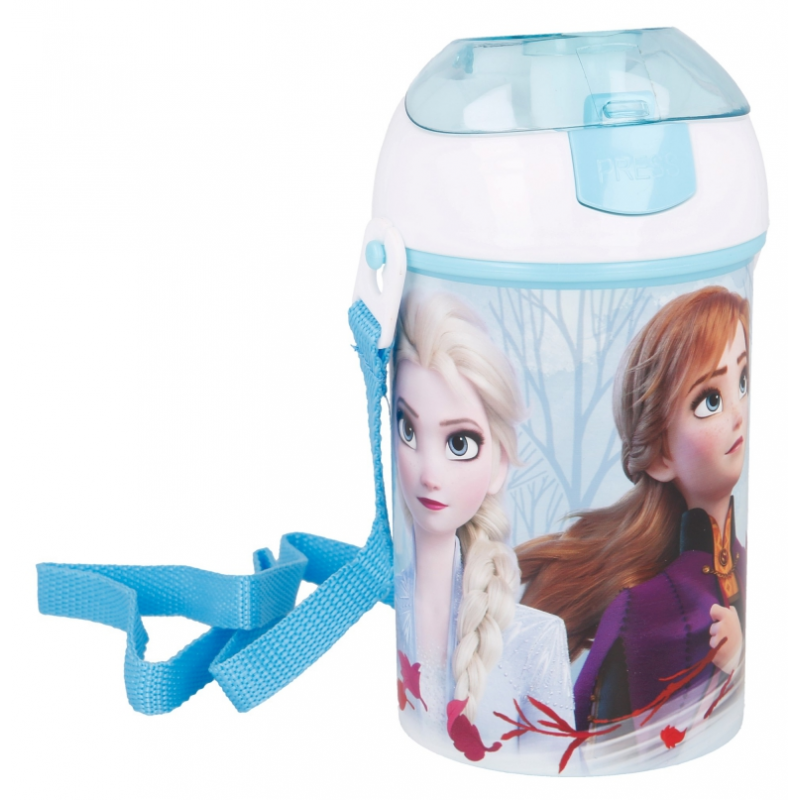 Πλαστικό μπουκάλι με εικόνα, Frozen, 450 ml Frozen