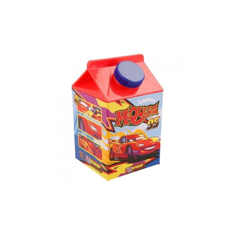 Plastic square bottle with picture, McQueen, 460 ml Cars