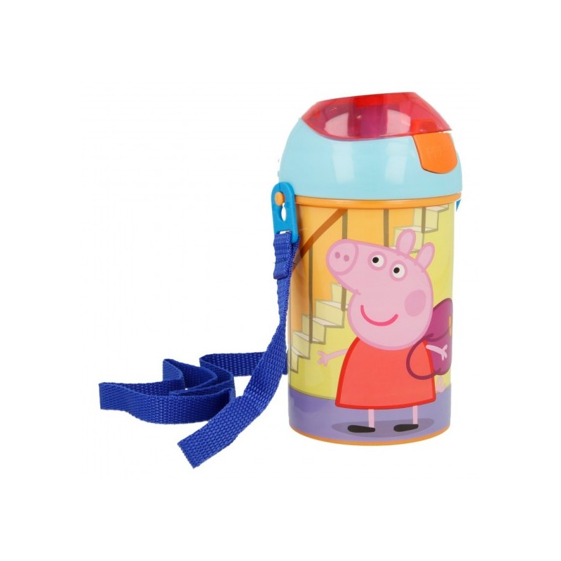 Пластмасова бутилка с картинка, Peppa Pig, 450 мл Peppa pig
