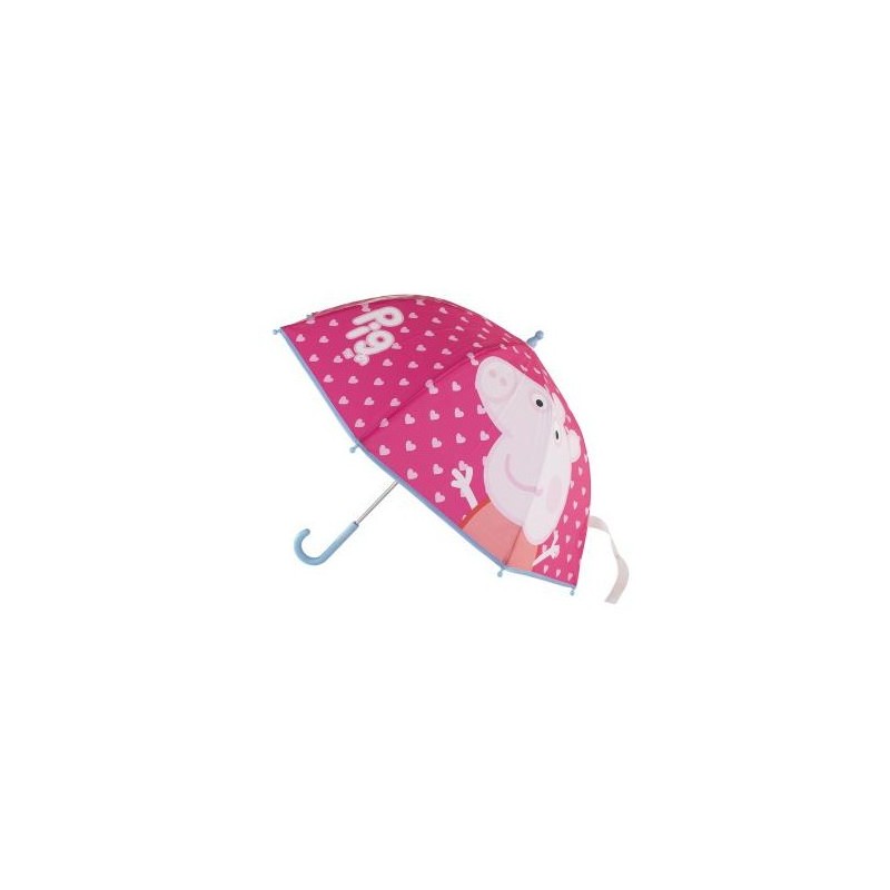 Детски ръчен чадър с принт на PEPPA PIG, розов