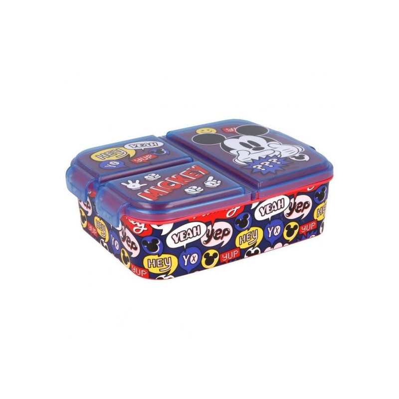 MICKEY food box with three compartments Stor