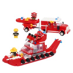 Constructor fire and rescue service with 392 parts Banbao 39618 