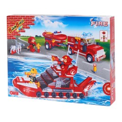 Constructor fire and rescue service with 392 parts Banbao 39619 11