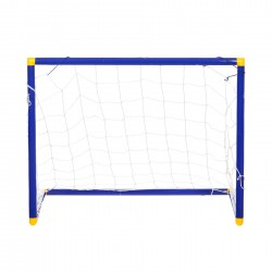 Детска футболна врата с мрежа, 55,5 х 78,5 х 45,5 см,топка-синя GT 39640 2