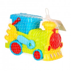 Детски плажен комплект за игра с локомотив, 5 части GOT 39683 4