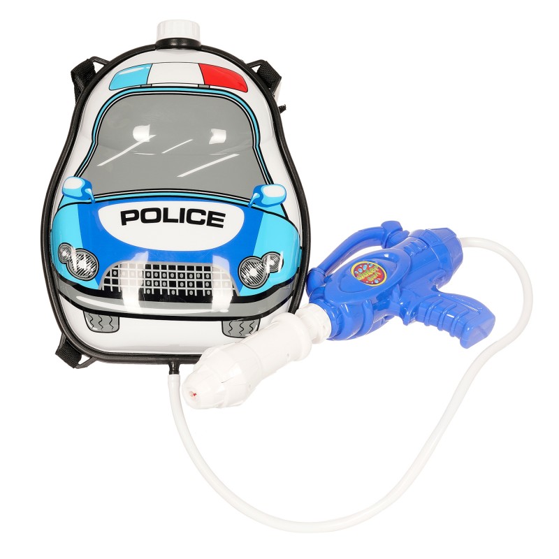 Пумпа за вода со резервоар за ранец "Полициски автомобил" GT