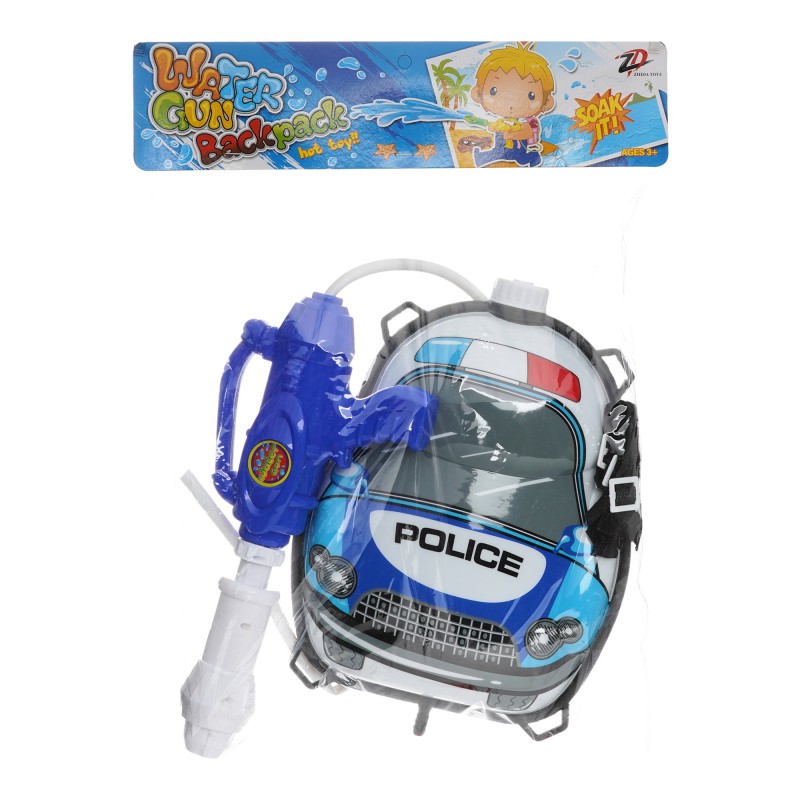 Pumpa za vodu sa rezervoarom za ruksak "Policijski automobil" GT