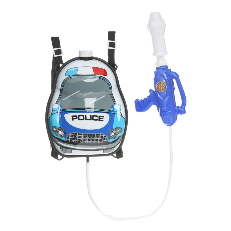 Пумпа за вода со резервоар за ранец "Полициски автомобил" GT