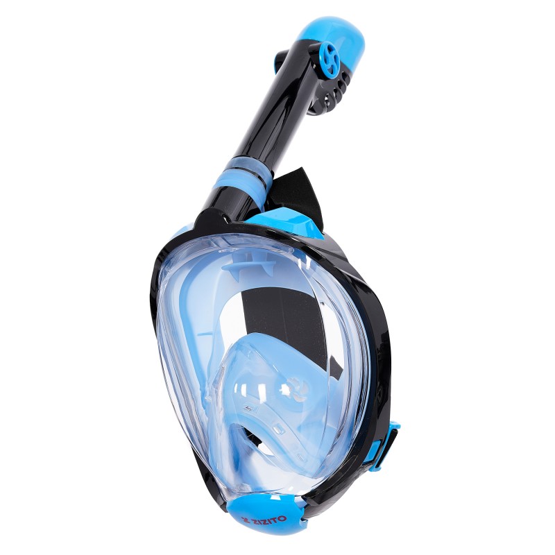 Μάσκα με αναπνευστήρα, μέγεθος S/M, γαλάζιο ZIZITO