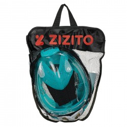 Μάσκα με αναπνευστήρα, μέγεθος S/M, γαλάζιο ZIZITO 39779 11