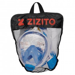 Masca de snorkeling pentru copii, marimea XS, albastra ZIZITO 39856 2