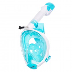 Masca de snorkeling pentru copii, marimea XS, albastra ZIZITO 39883 2