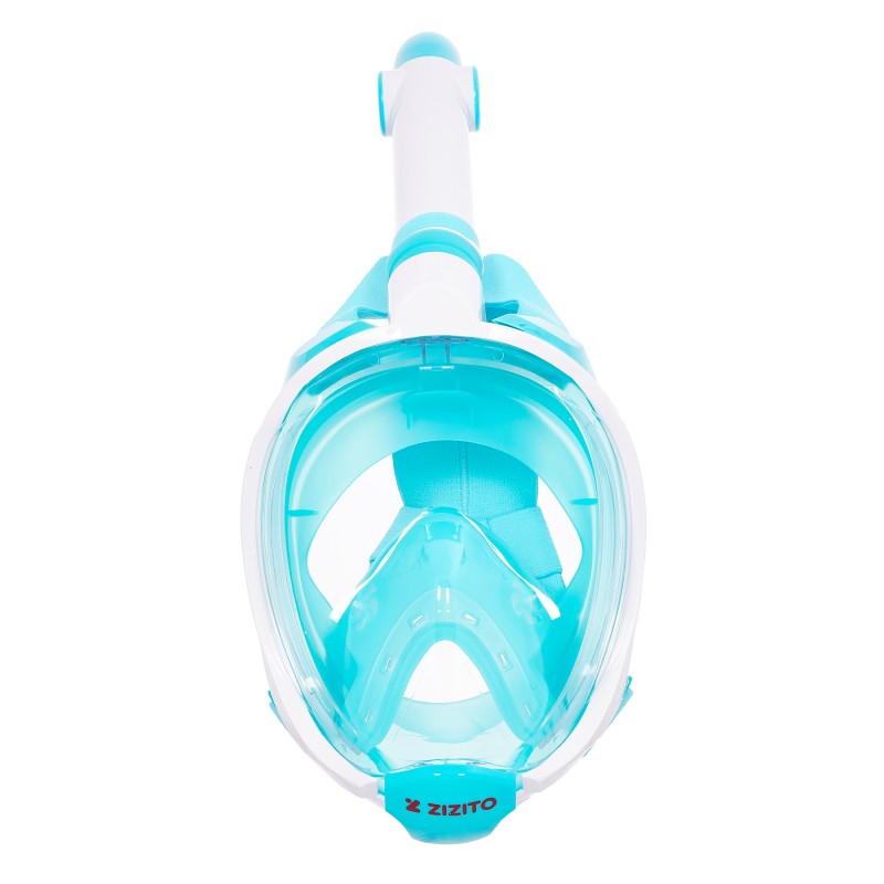 Masca de snorkeling pentru copii, marimea XS, albastra ZIZITO