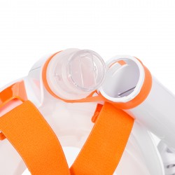 Παιδική μάσκα κολύμβησης με αναπνευστήρα, μέγεθος XS, πορτοκαλί ZIZITO 39892 5