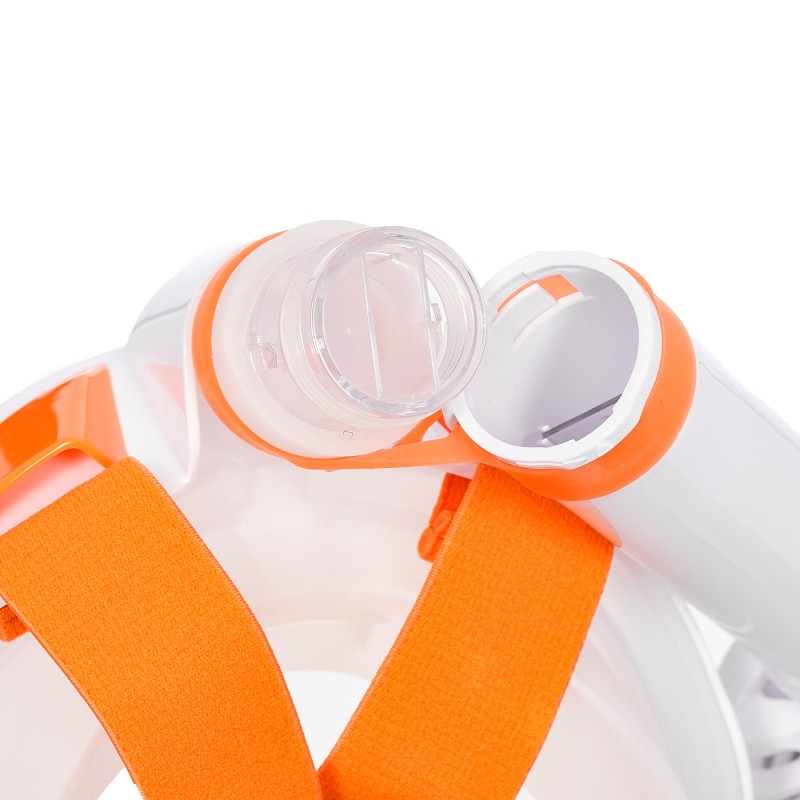 Детска маска за нуркање, големина XS, портокалова ZIZITO