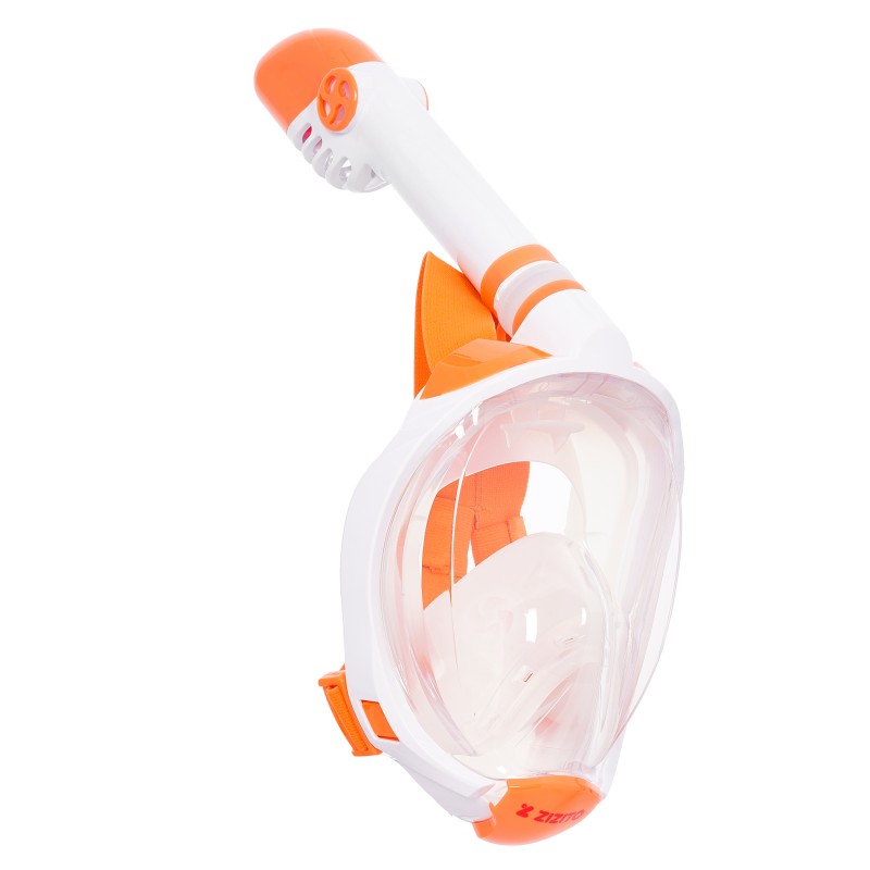 Детска маска за нуркање, големина XS, портокалова - Портокалова