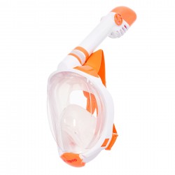 Παιδική μάσκα κολύμβησης με αναπνευστήρα, μέγεθος XS, πορτοκαλί ZIZITO 39900 2