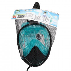 Μάσκα πλήρους κολύμβησης με αναπνευστήρα, μέγεθος S/M, Πράσινο Zi 39959 11