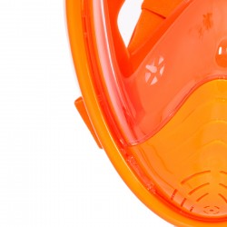 Детска маска за целосно нуркање, големина XS, портокалова Zi 40045 4