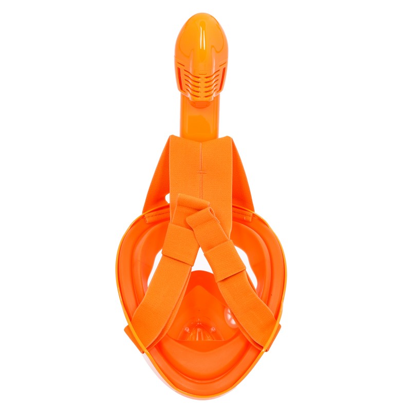 Mască de snorkeling completă pentru copii, mărimea XS, portocaliu Zi