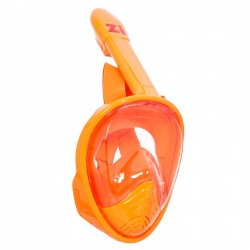 Детска маска за целосно нуркање, големина XS, портокалова Zi 40049 8