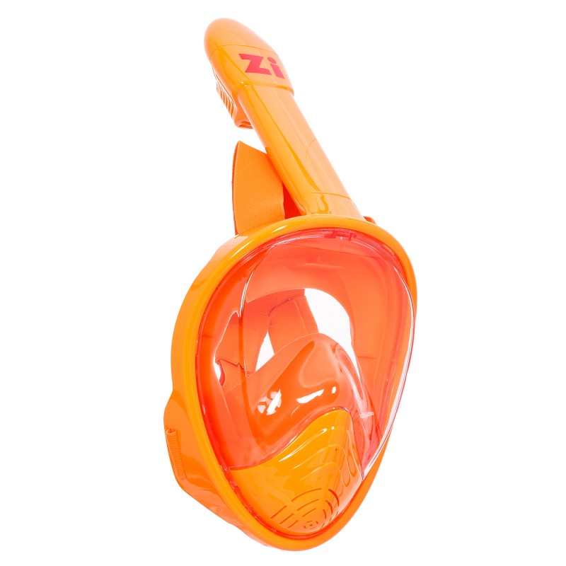 Dečija puna maska za ronjenje, veličina KSS, narandžasta Zi