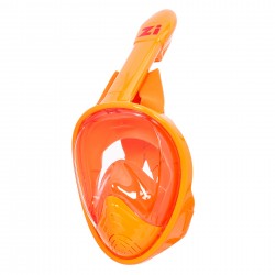 Детска маска за целосно нуркање, големина XS, портокалова Zi 40050 9