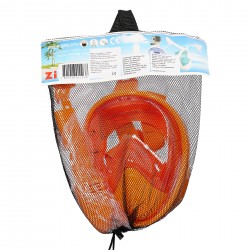 Παιδική μάσκα Full Snorkeling, Μέγεθος XS, Πορτοκαλί Zi 40051 10