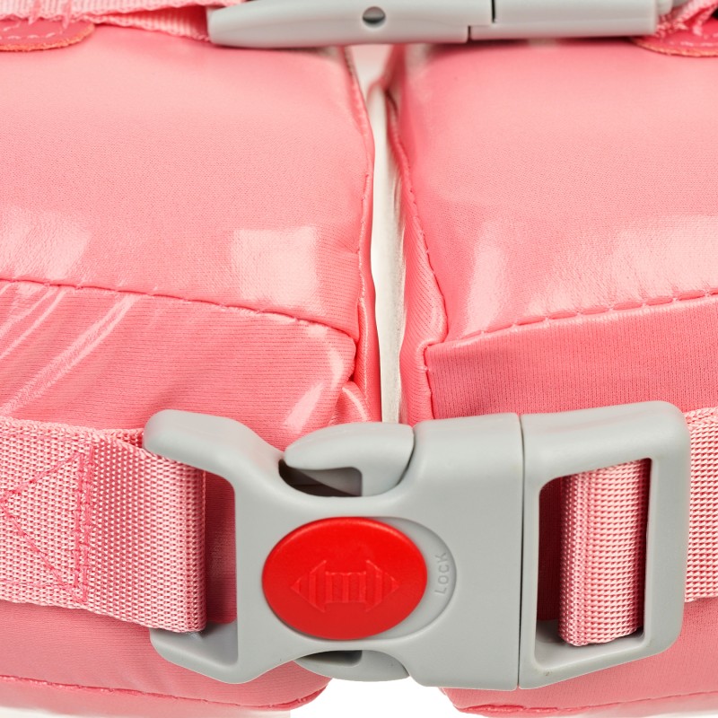 Children's non-inflatable neckband, pink Mambo