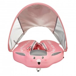 Children's chest belt with non-inflatable canopy, light pink Mambo 40097 