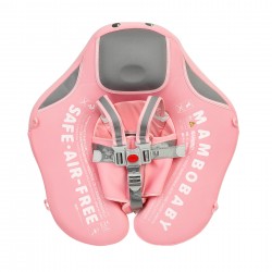 Children's chest belt with non-inflatable canopy, light pink Mambo 40098 4