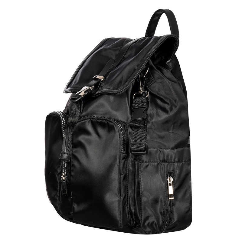 Торба за количка и ранец 2-во-1, црна, HD13C Feeme