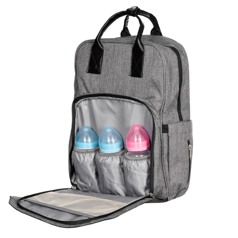 2-in-1 Kinderwagentasche und Rucksack mit Matte und 2 Haken Feeme