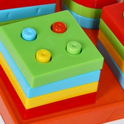 Едукативна детска куќа со геометриски фигури, 1+ год Furkan toys 40403 2