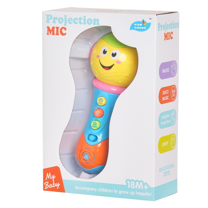Microfon pentru copii cu muzica si lumini GOT