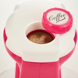 Children's coffee shop with cash register and light, pink GOT 40579 3