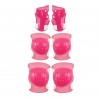 Детски комплект протектори за колене, лакти и китки - Розов