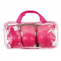 Children's set of protectors for knees, elbows and wrists, size S in blue or pink Amaya 40763 9