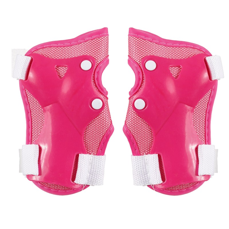 Children's set of protectors for knees, elbows and wrists, size S in blue or pink Amaya