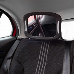 Spiegel mit LED-Leuchten für den Rücksitz mit Sicht zum Kind Feeme 40813 7