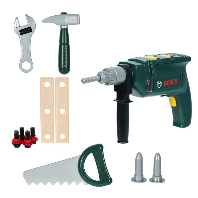 Bosch Mini - Toy Tool Case With Hammer Drill BOSCH