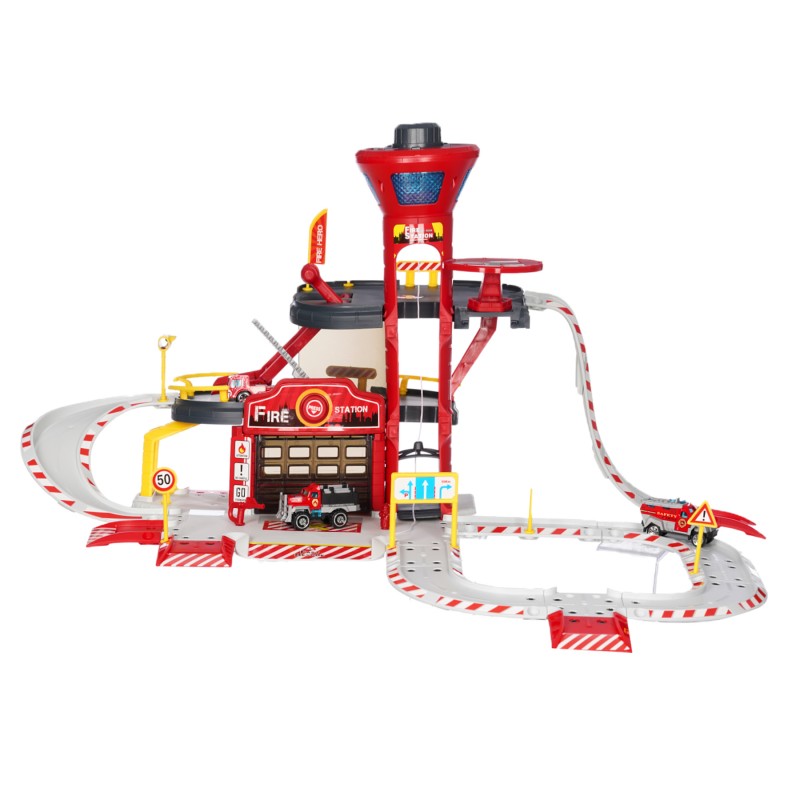 Game set - Rescue station with sound and light, with 3 cars GOT