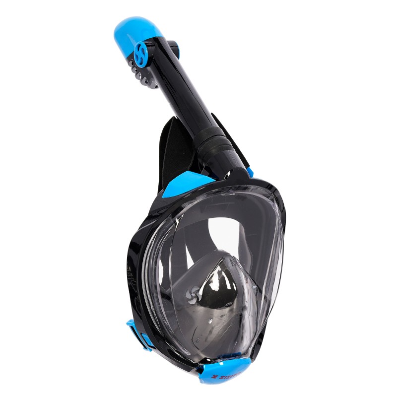 Masca de snorkeling, marime L/XL, neagra - Albastru inchis