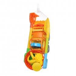 Set of beach toys with excavator, 8 parts GOT 40987 2