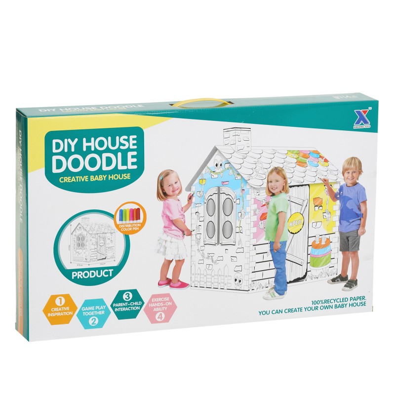 High house 98 cm for assembly and coloring GOT