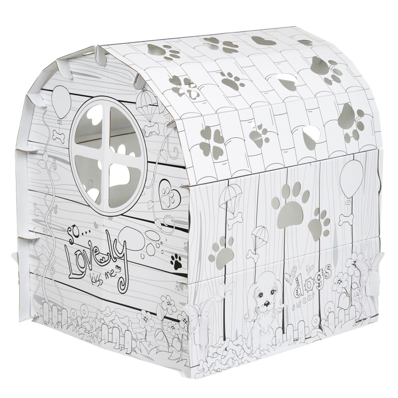 Pet house for assembly and coloring GOT