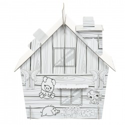 Animal house for assembly and coloring GOT 41216 3