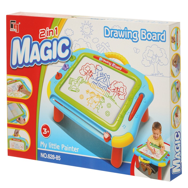 Цветна маса за рисуване Magic 2 в 1 