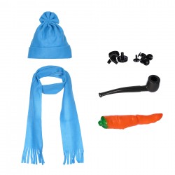 Snowman accessories set, blue